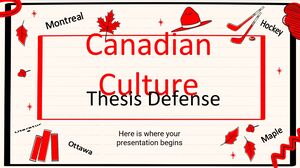 Canadian Culture Thesis