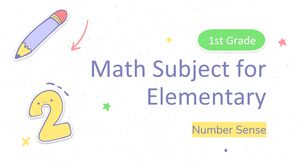 Disciplina de Matemática para Ensino Fundamental - 1º Ano: Sentido Numérico