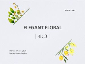 Elegante mazzo floreale con passo 4:3