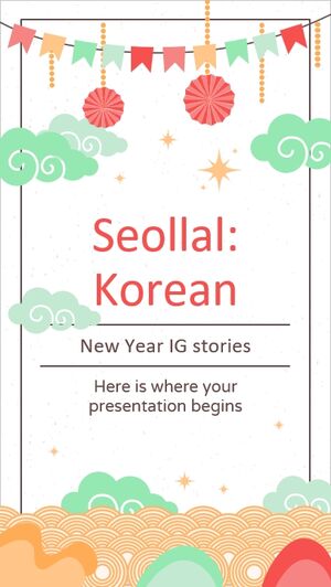Seollal: Korean New Year IG Stories