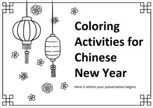 Attività da colorare per il Capodanno cinese