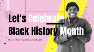 Celebriamo il mese della storia nera