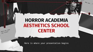 Centre scolaire d’esthétique Horror Academia