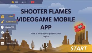 Aplikacja mobilna do gier wideo Shooter Flames