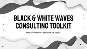 Kit de ferramentas de consultoria Black & White Waves
