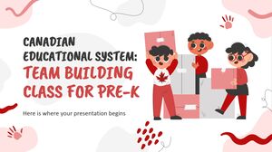 캐나다 교육 시스템: 유아원을 위한 팀 구축 수업