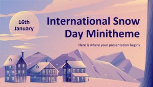 يوم الثلج الدولي Minitheme