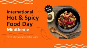 Minitemă Ziua internațională a mâncării fierbinți și picante