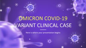 Caso clinico della variante COVID-19 di Omicron