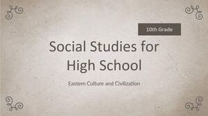 Asignatura de Estudios Sociales para Secundaria - 10º Grado: Cultura y Civilización Oriental