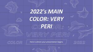 สีหลักของปี 2022: Very Peri