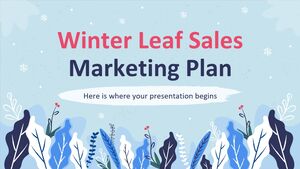 Plano MK de vendas de folhas de inverno