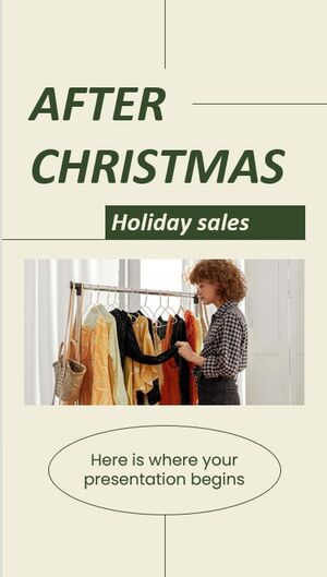 Vânzări după Sărbătorile de Crăciun IG Stories