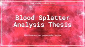 Blood Splatter Analysis Thesis