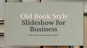 Slideshow Gaya Buku Lama untuk Bisnis