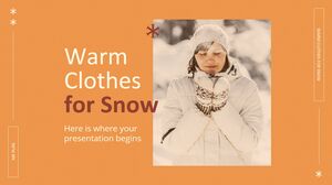 Ciepłe ubrania na śnieg Plan MK