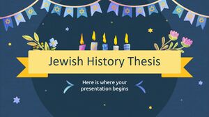 Tesis de historia judía