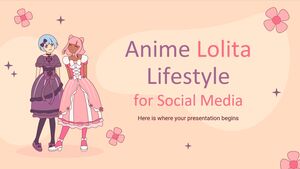 Stile di vita Anime Lolita per i social media