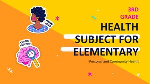 Materia de sănătate pentru elementar - clasa a III-a: Sănătatea personală și comunitară
