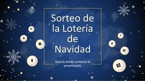 Minithème de la loterie espagnole de Noël