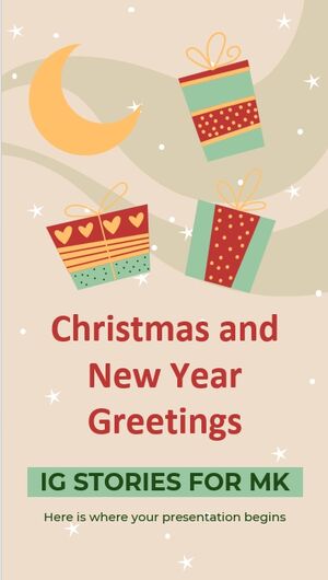 Christmas and New Year Greetings IG Stories for MK