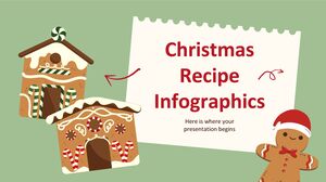 クリスマスレシピのインフォグラフィックス