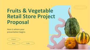 ข้อเสนอโครงการร้านค้าปลีกผักและผลไม้