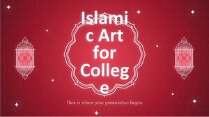 Исламское искусство для колледжа