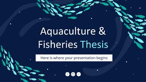 Diplomarbeit über Aquakultur und Fischerei