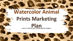 Marketingplan für Aquarell-Tierdrucke