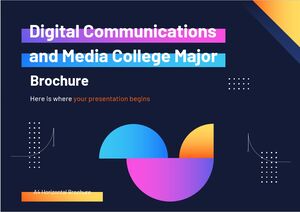 Brosur Jurusan Komunikasi Digital dan Media College
