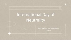 Día Internacional de la Neutralidad
