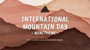 اليوم العالمي للجبال Minitheme