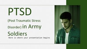 PTSD (trastorno de estrés postraumático) en soldados del ejército