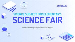 مادة العلوم للمرحلة الابتدائية - الصف الثاني: معرض العلوم