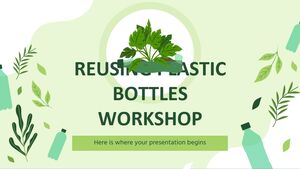 Taller de reutilización de botellas de plástico