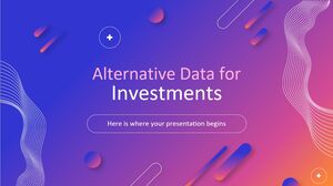 Alternative Data for Investments