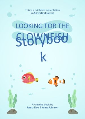 Looking for the Clownfish Storybook