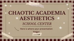 Школьный центр эстетики Chaotic Academia
