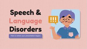 Distúrbios da fala e da linguagem