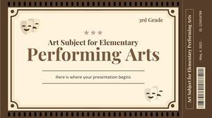 Disciplina de Arte para Ensino Fundamental - 3º Ano: Artes Cênicas