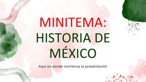 멕시코 미니테마의 역사