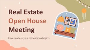 Real Estate Open House Meeting