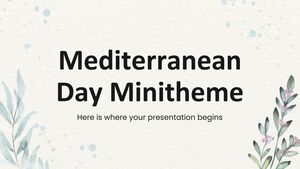 Минитема Дня Средиземноморья