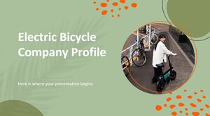 Profilo aziendale della bicicletta elettrica
