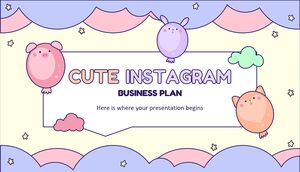 Plan d'affaires Instagram mignon