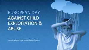Día Europeo contra la Explotación y el Abuso Infantil