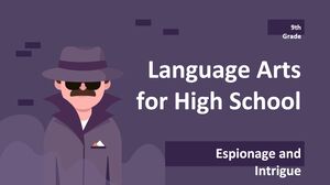 Artes del lenguaje para la escuela secundaria - 9.° grado: espionaje e intriga