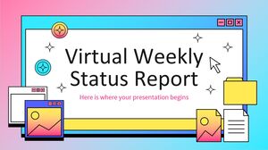 Raport virtual săptămânal de stare