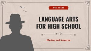 고등학교 언어 - 9학년: 미스터리와 서스펜스